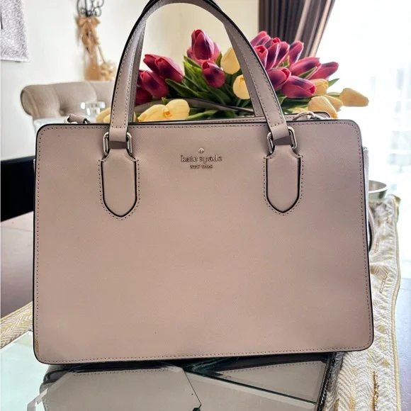 Kate Spade Light Pink Satchel like new - Picture 4 of 12